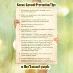 Sexual Assault Tips